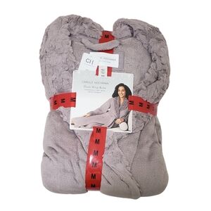 Carole Hochman Medium Bathrobe Robe Light Purple Plush Soft Midweight Wrap Cozy